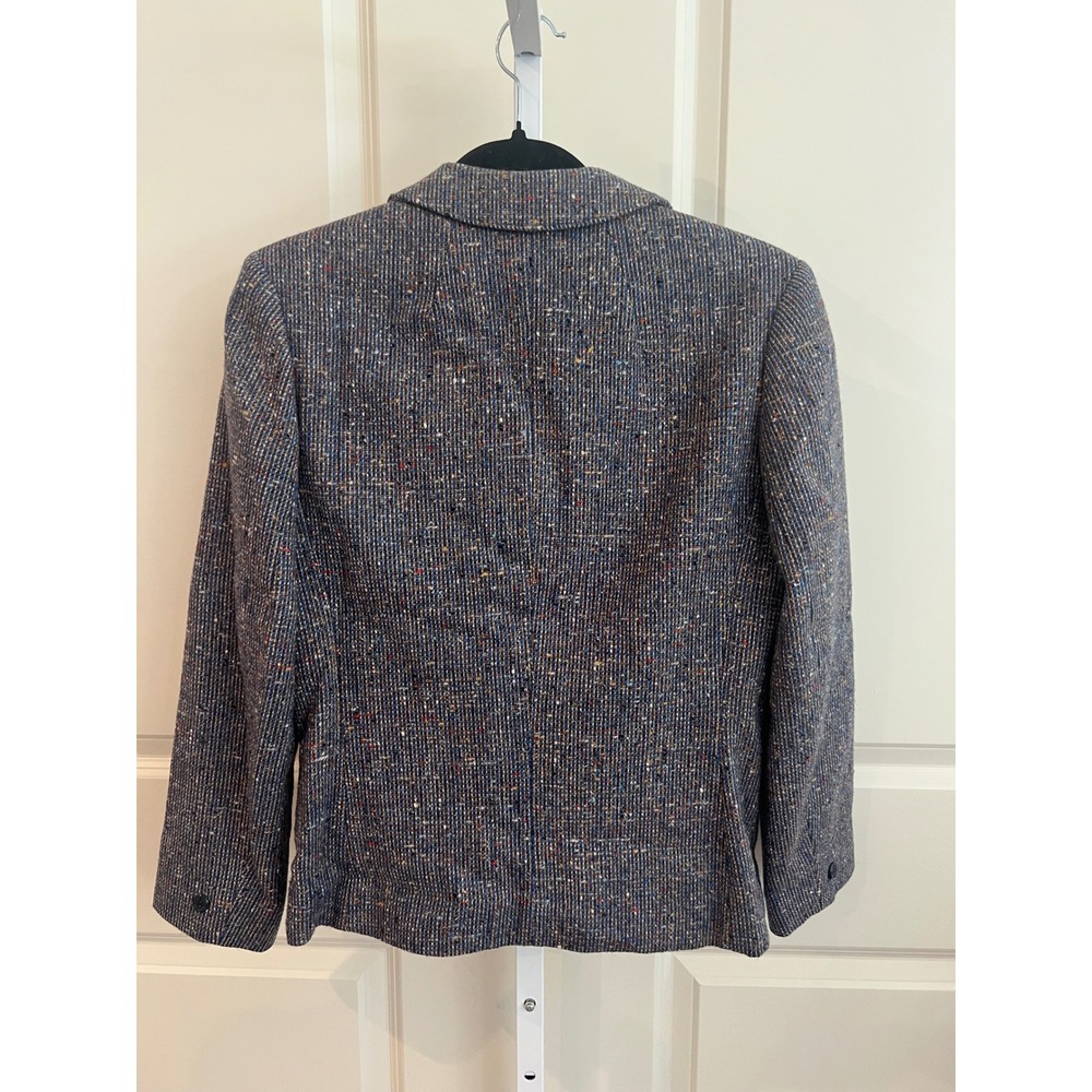Gorgeous Pendleton Vintage Blue Confetti Tweed Virgin Wool Jacket - Picture 3 of 7
